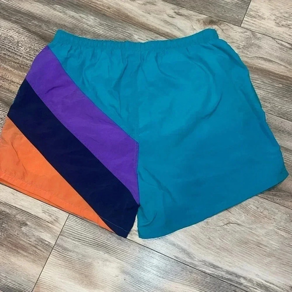 Vintage 80’s 90’s St. John’s Bay Swim Trunks Swimsuit Men’s Large with Pocket - Picture 2 of 3